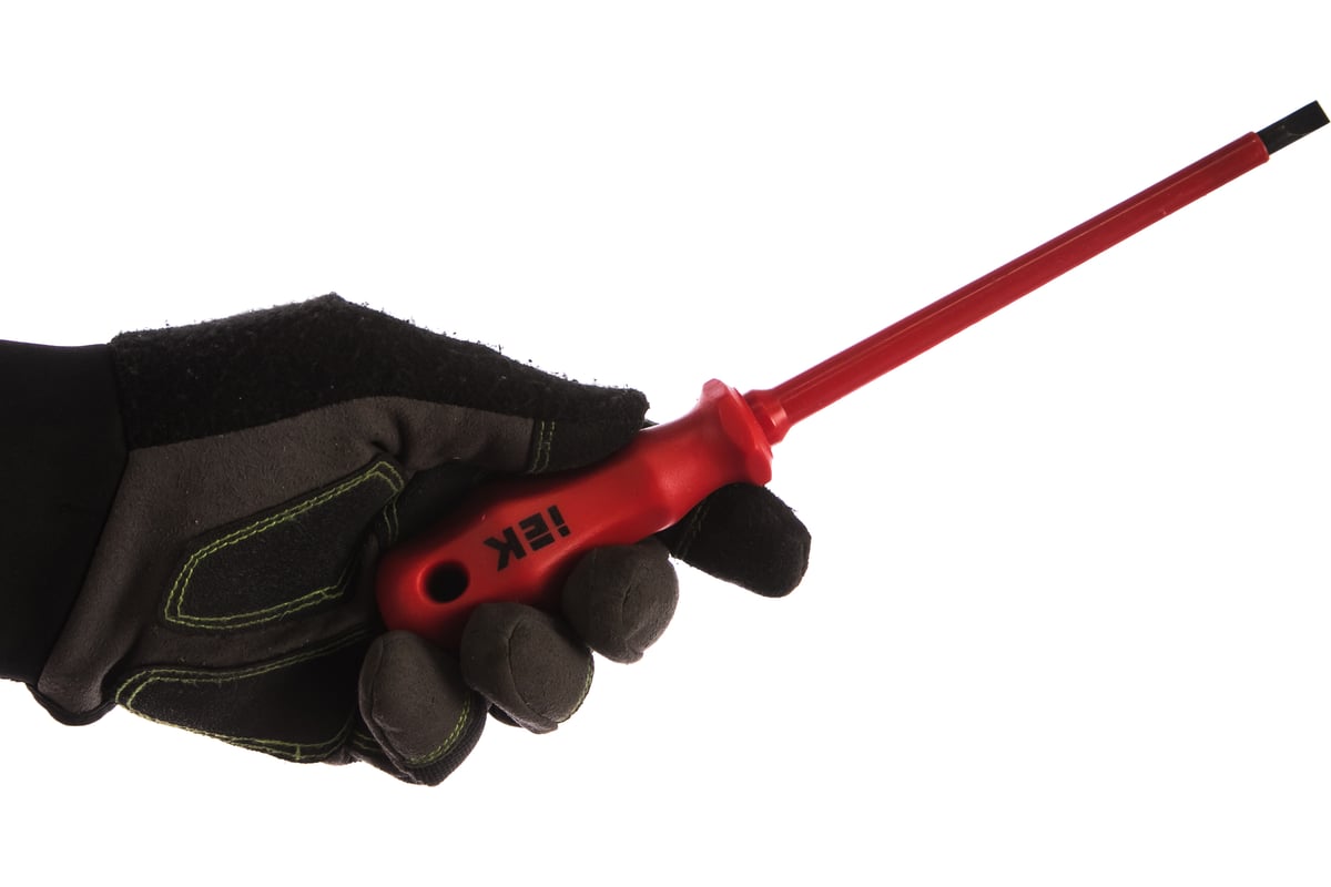 Шлицевая отвертка IEK PROFI 6,5х150мм 1000В TSC-3SL-6150
