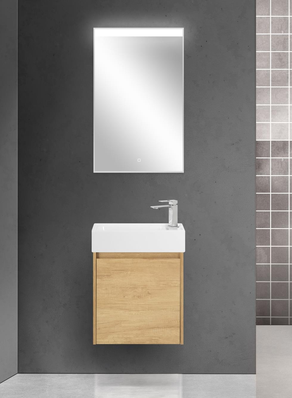 Тумба с раковиной BelBagno Kraft Mini 50 см L