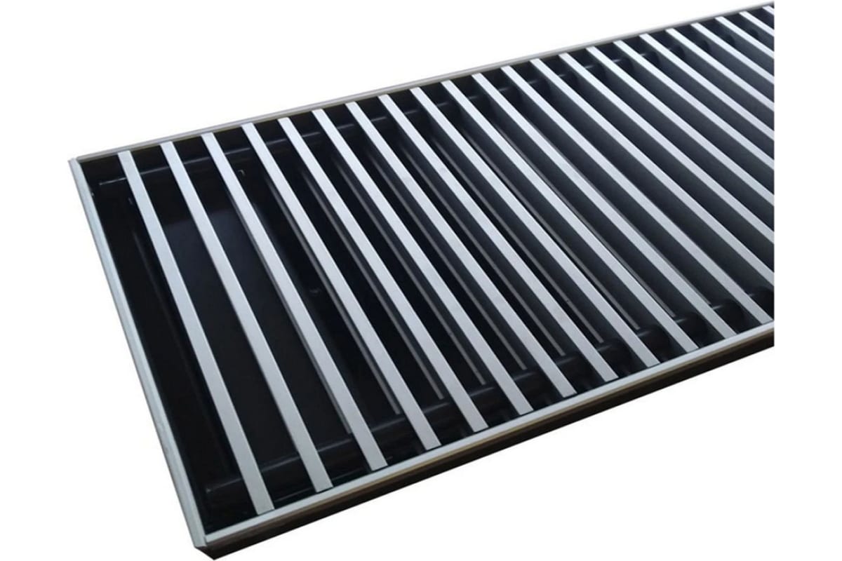 Внутрипольный конвектор КЗТО Бриз 200x80x1200 u (5ал 12) БР20080*1200UР5АЛ12