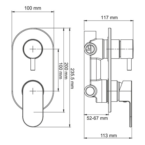 Душевой набор WasserKRAFT Dinkel A175868