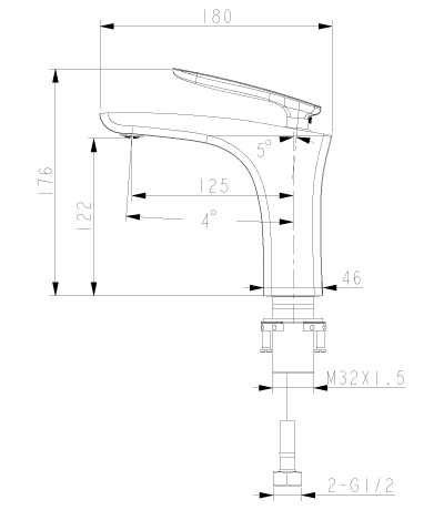 Смеситель для раковины Lemark Bellario LM6806C