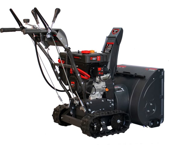 Бензиновая снегоуборочная машина Verton ice sb-1161lte 8,1 квт/ 11 л.с, v 337 куб. см, ширина/высота 61/51 см, гусеницы, фара, электрозапуск 01.9676.14795