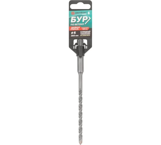 Бур по бетону Light SDS-Plus, 6x160 мм Greatflex 56-6160