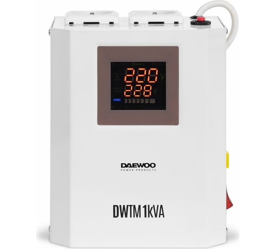 Настенный стабилизатор напряжения Daewoo DW-TM1kVA