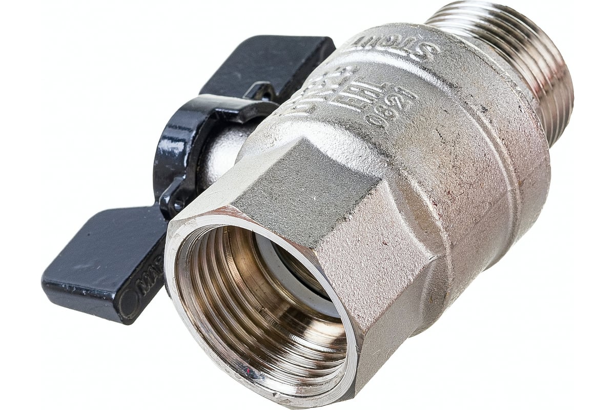 Шаровой полнопроходной кран STOUT ВН 1 SVB-0004-000025 RG008Q0BRMBK1H