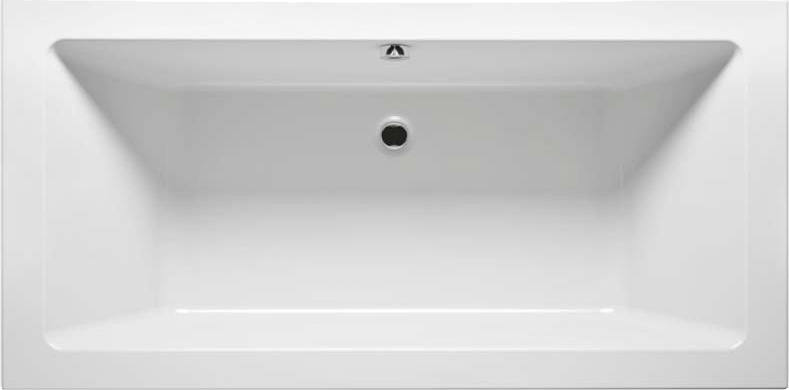 Акриловая ванна Riho Lugo Plug&Play 180x80 см R с монолитной панелью