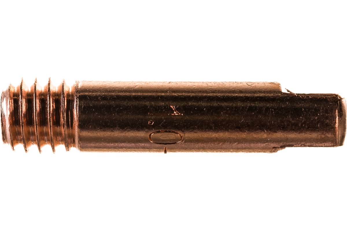Наконечник сварочный прямой (10 шт; E-CU; М6; 1.0 мм) Сварог MS ICU0003-10R 97117