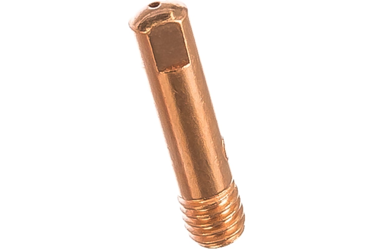 Наконечник прямой VARTEG (М6; 25 мм; 0.8 мм; E-Cu) Foxweld 6086