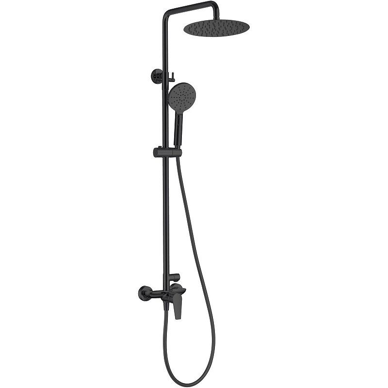 Душевая стойка Allen Brau Eclipse 5.E1006-31 черный матовый