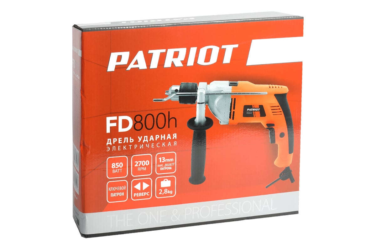 Электрическая ударная дрель Patriot FD 800H 120301460