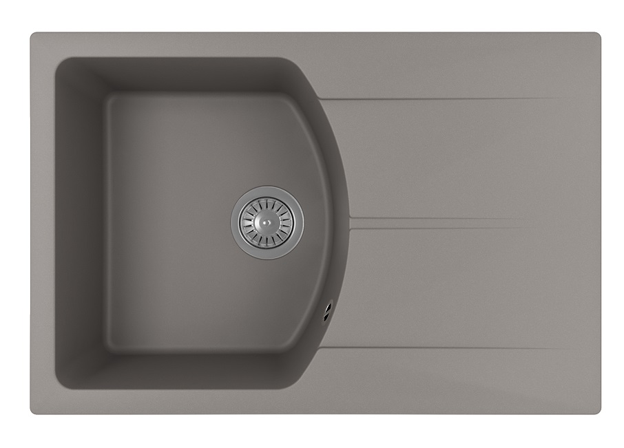 Кухонная мойка Florentina Паола 76 см серый шелк FG, 20.475.B0760.307