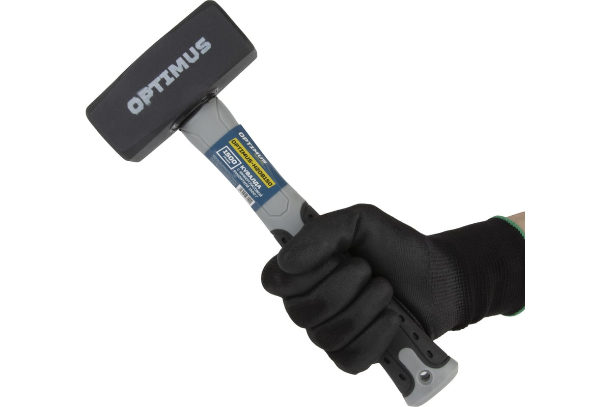 Кувалда Optimus с фибергласовой рукояткой, 1500 г OPTIMUS-H208150