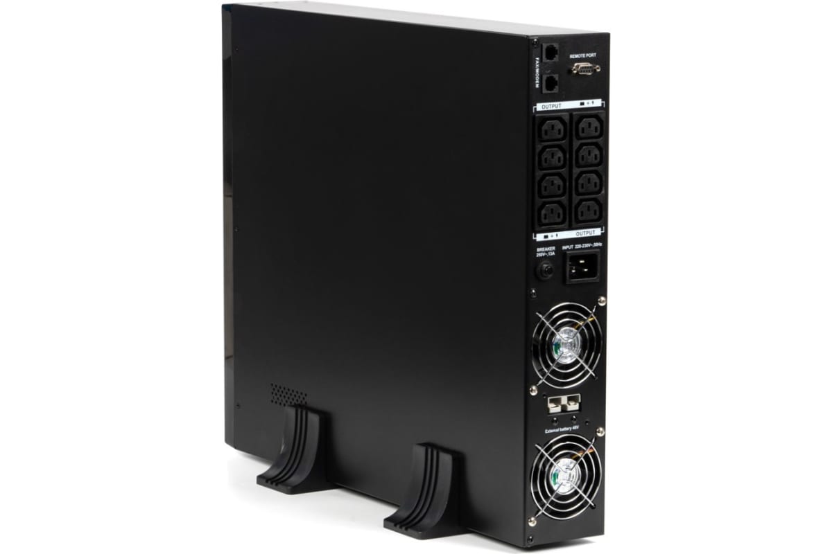 Источник бесперебойного питания Skat RAPAN-UPS 2000 RACK+4x9Ah Источник бесперебойного питания 1400 Вт, Line-interactive, синус, встроенные АКБ 4 шт x 9Ah 8959