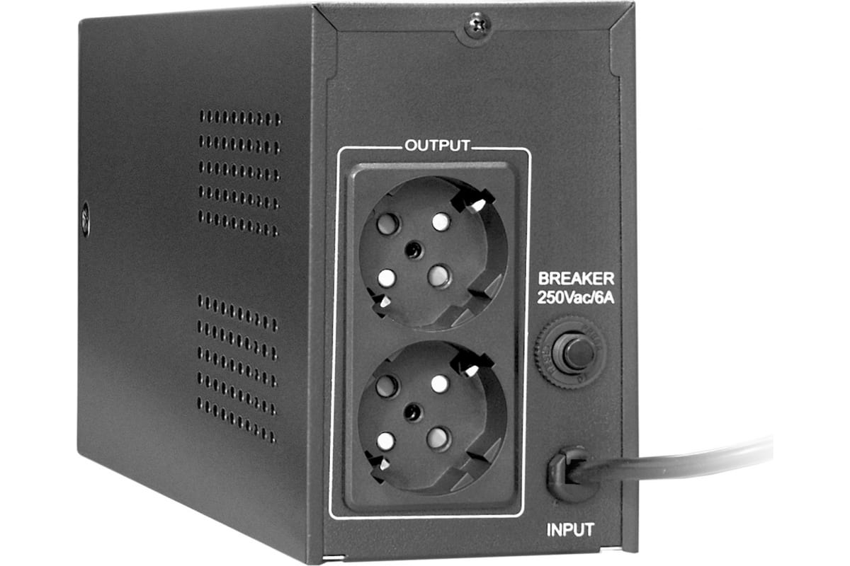 Источник бесперебойного питания Exegate Power Back BNB-650.LED.AVR.EURO <650VA/360W, LED, AVR, 2 евророзетки, Black> 276528