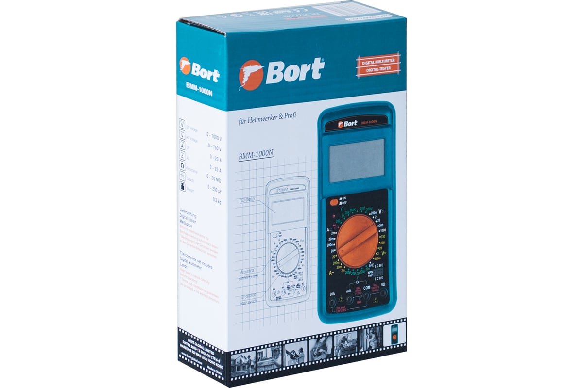 Мультитестер Bort BMM-1000N 91271143