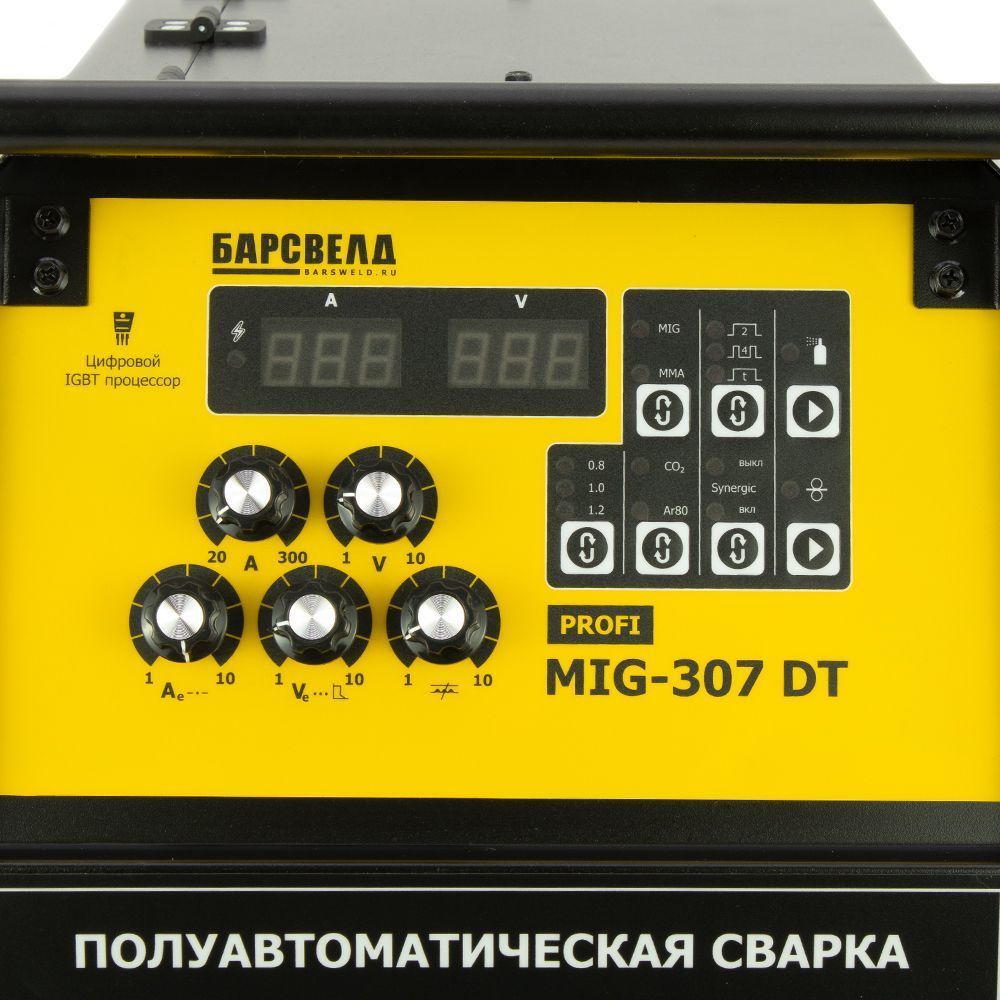 Сварочный полуавтомат Барсвелд Profi MIG-307 DT 380 В, комплект СВ000016718
