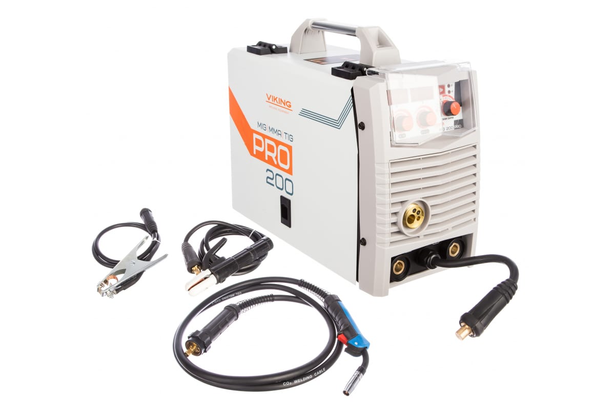 Сварочный полуавтомат Viking welding 200 PRO 95577002 /MIG/MAG//FLUX/MMA/TIG/