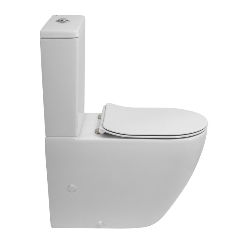 Унитаз-компакт BelBagno Sfera-Tor BB2141CP-TOR/BB2141T безободковый, смыв TORNADO