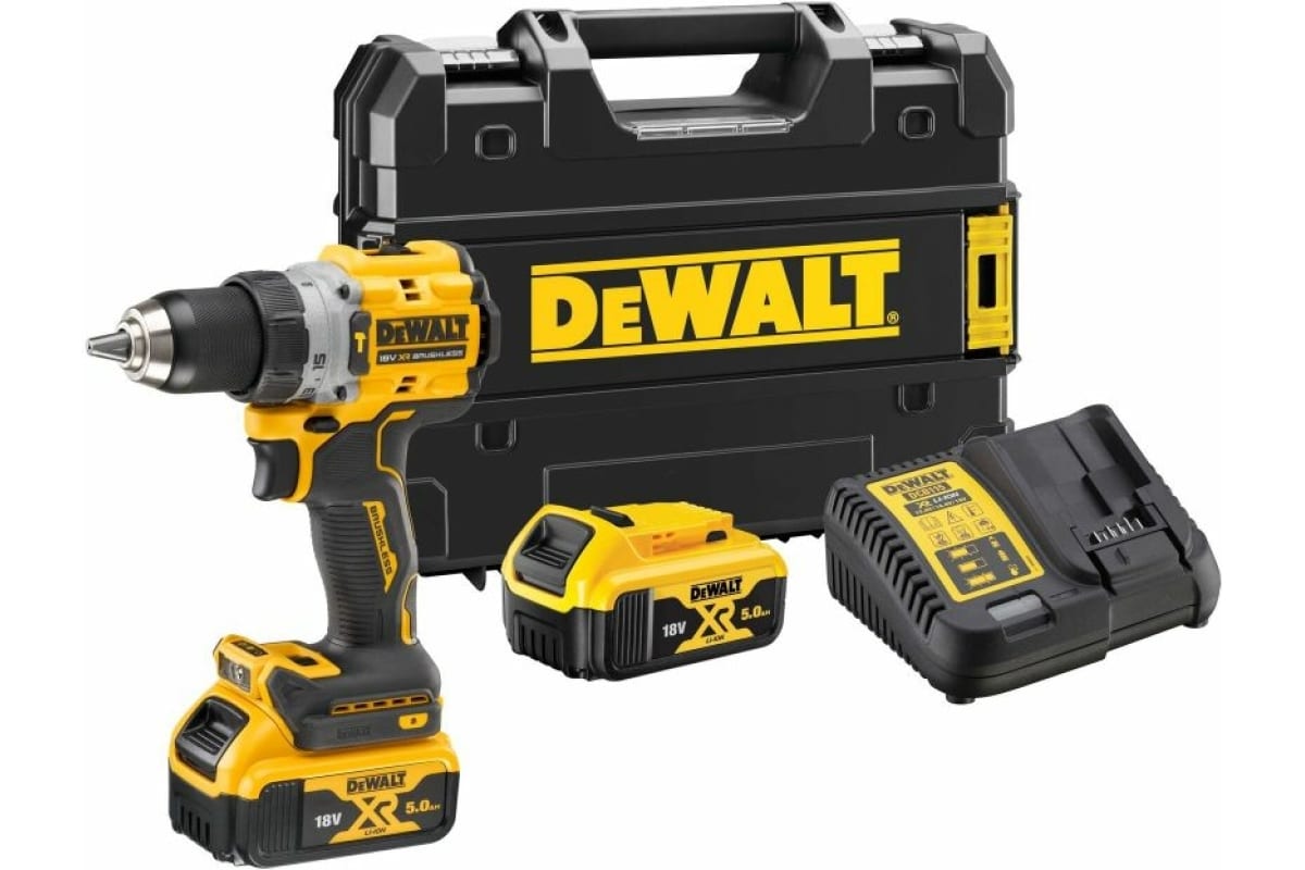 Аккумуляторная дрель-шуруповерт DeWalt DCD 805 P2T DCD805P2T-QW