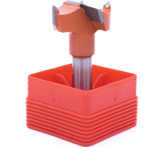 Сверло чашечное четырехзаходное по дереву FT120116L (30х57 мм; хв-к 10 мм; левое вращение) МНОГОФРЕЗ 6604