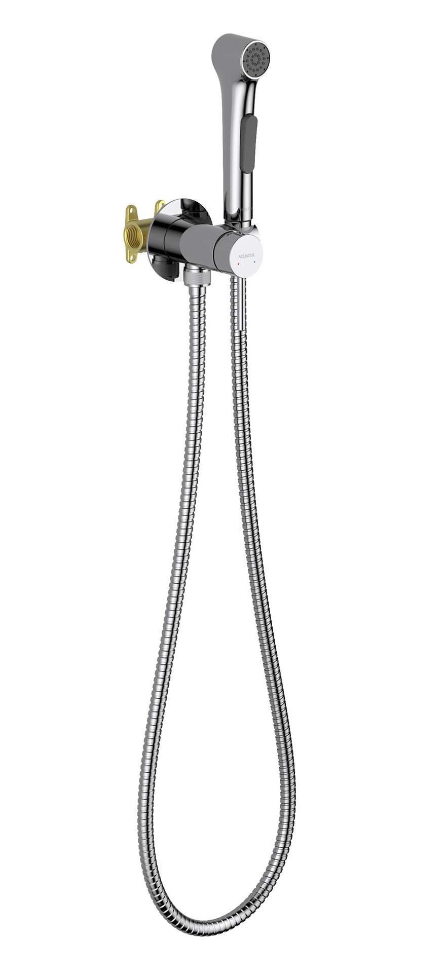 Смеситель Aquatek Европа AQ1020CR с гигиеническим душем, хром Смеситель Aquatek Европа AQ1020CR с гигиеническим душем, хром