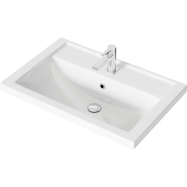 Тумба с раковиной Grossman Нео 80 см два ящика