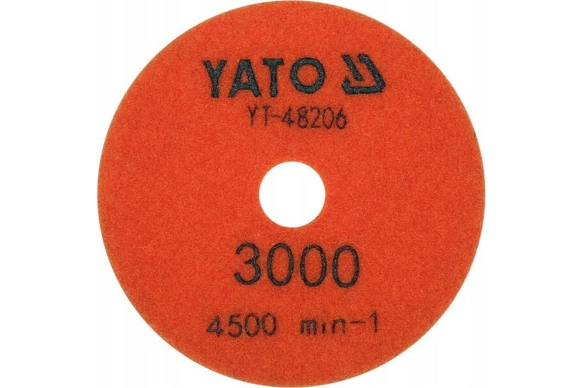 Диск алмазный шлифовальный 100 мм, Р3000 Yato YT-48206