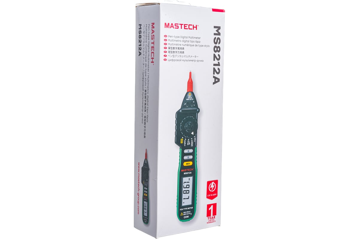 Цифровой мультиметр-ручка Mastech MS8212A 00-00002672
