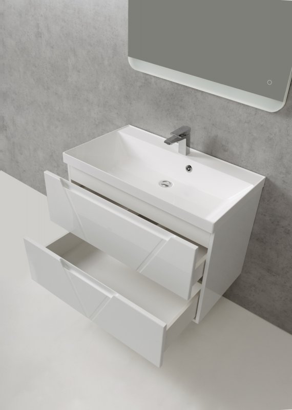 Мебель для ванной BelBagno Vittoria 80 см Bianco Opaco