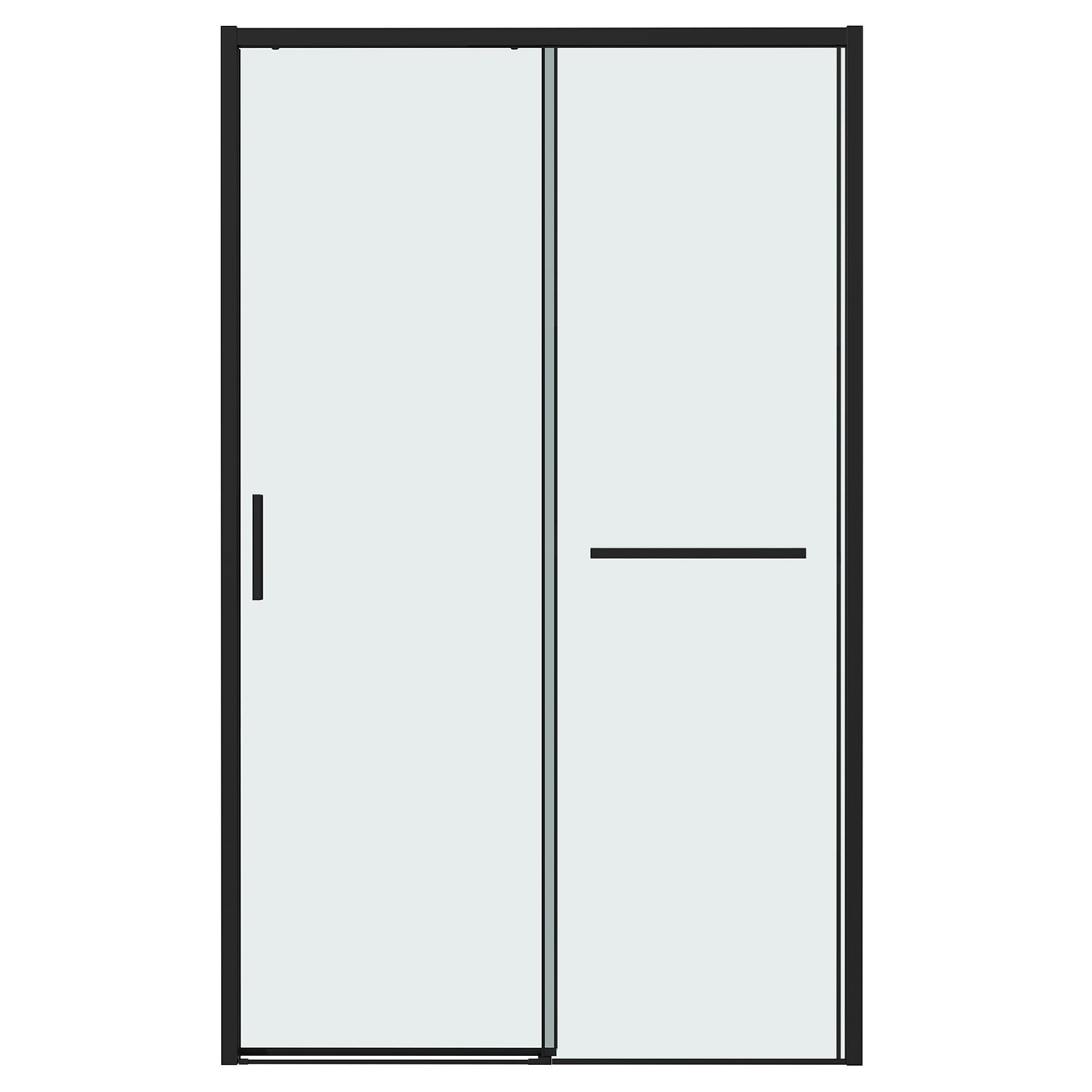 Душевая дверь Grossman Style 100x195 прозрачное, черный матовый 100.K33.05.100.21.00