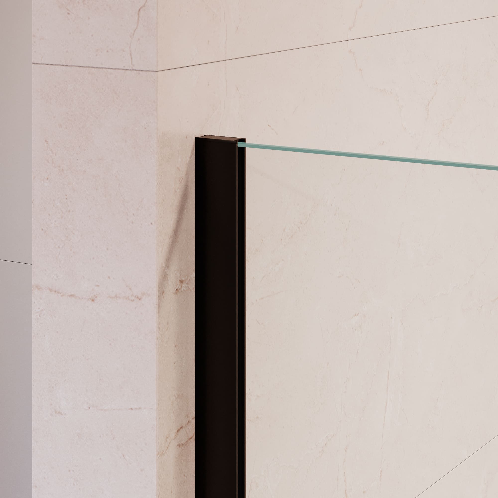 Душевая перегородка RGW Walk In WA-210B 100x195 с крючком для полотенца/халата, черный, прозрачное 351021010-14 Душевая перегородка RGW Walk In WA-210B 100x195 с крючком для полотенца/халата, черный, прозрачное 351021010-14