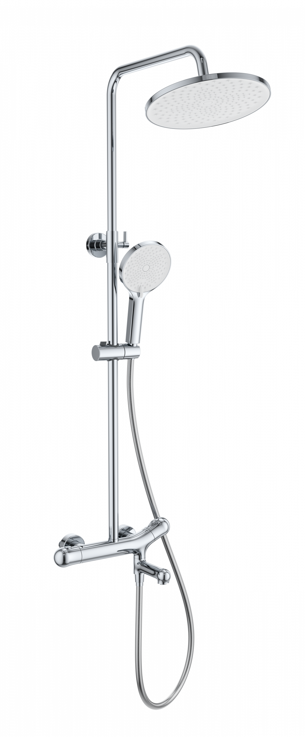 Душевая стойка Wonzon&Woghand T-1000 WW-B3057-A-CR термостат, хром