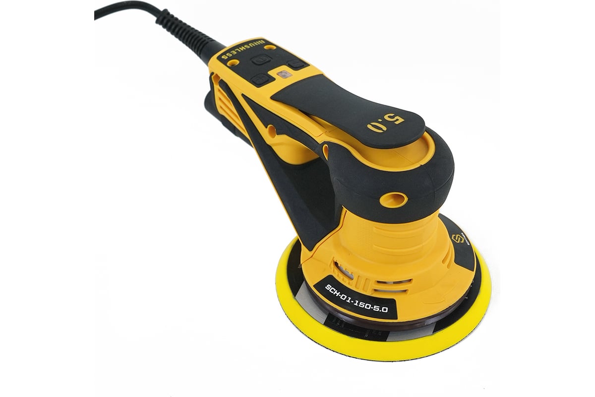 Шлифовальная ручная машинка Schtaer 220V/50Hz, 350W, эксцентрик 5,0 мм SCH-01-150-5.0