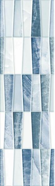 Бордюр Шахтинская плитка Аника голубой 01 25х7,5 см, 10200000093