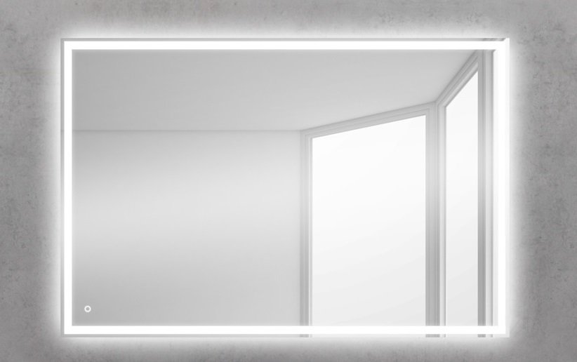 Зеркало BelBagno SPC-GRT-900-800-LED-TCH 90x80 см сенсорный выключатель