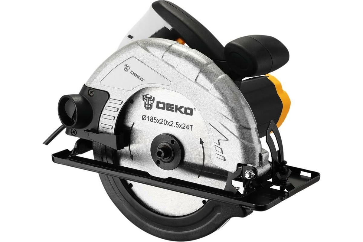 Дисковая (циркулярная) пила Deko DKCS1600-190 1600 Вт, диск 185 мм 063-4282