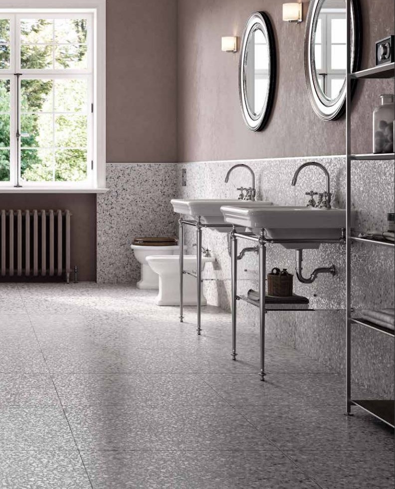 Керамогранит Casalgrande Padana Terrazzo Grey Lappato 75,5x75,5 см, 12574629