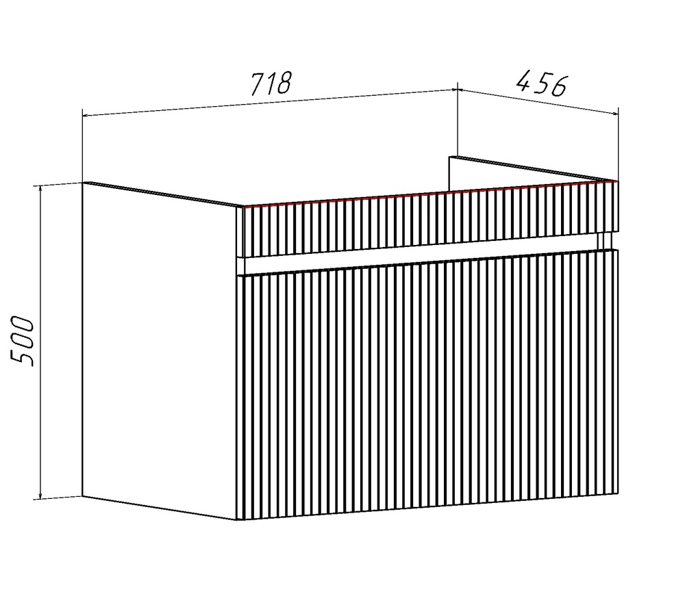 Мебель для ванной Руно Модена 75 см