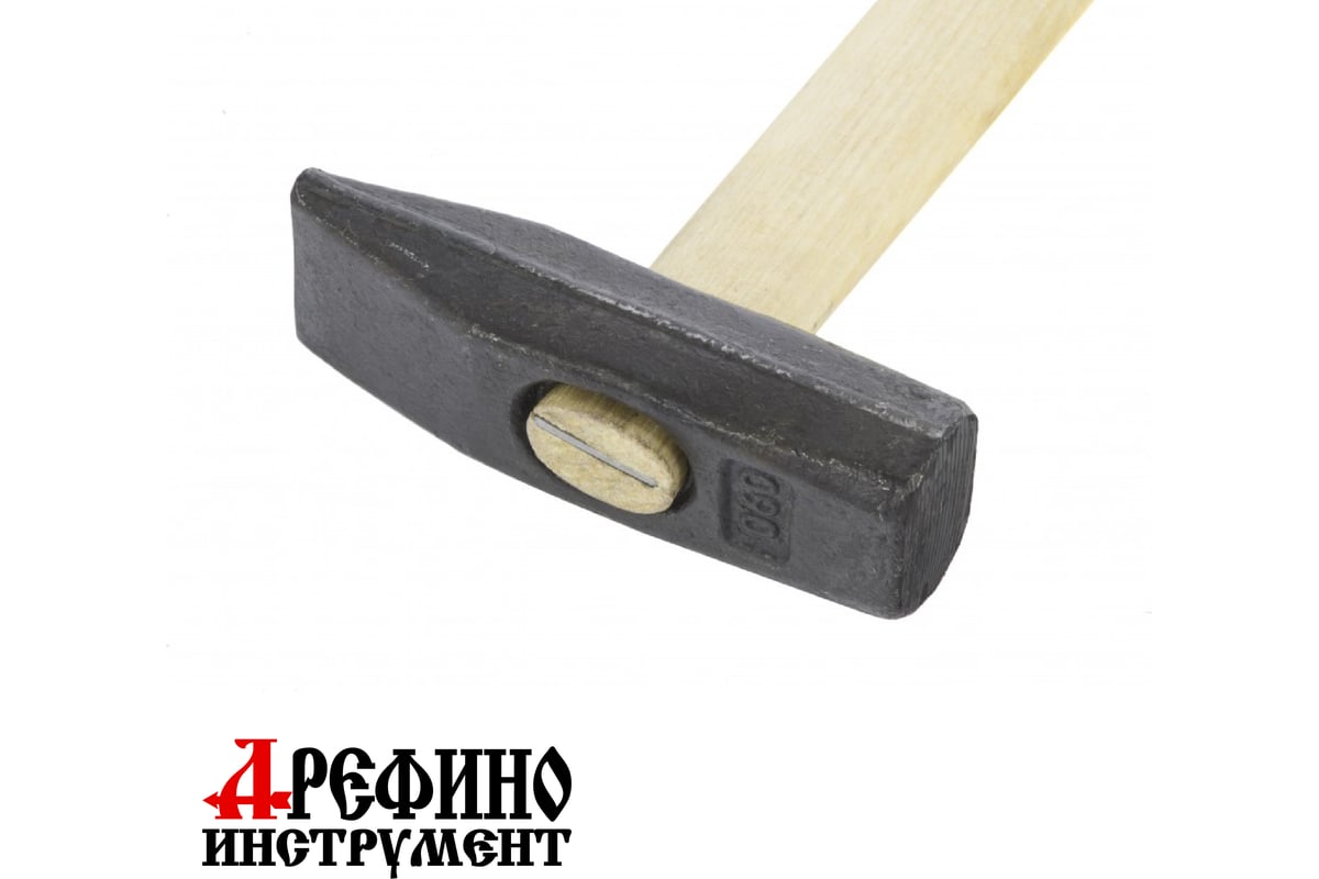 Слесарный молоток Арефино инструмент с квадратным бойком, 600 г, оксидированный С173