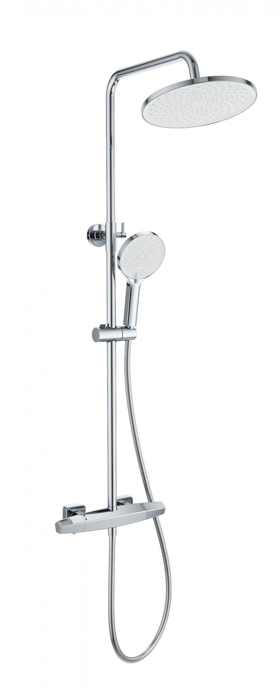 Душевая стойка Wonzon&Woghand Neo WW-B3045-A-CR термостат, хром