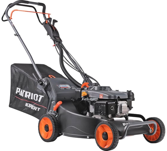 Газонокосилка бензиновая Patriot PT 54AS, 53 см, самоходная(3 скорости), 7,5л.с., алюминиевая дека, карданная передача на редуктор колёс травосборник 75л 512109054