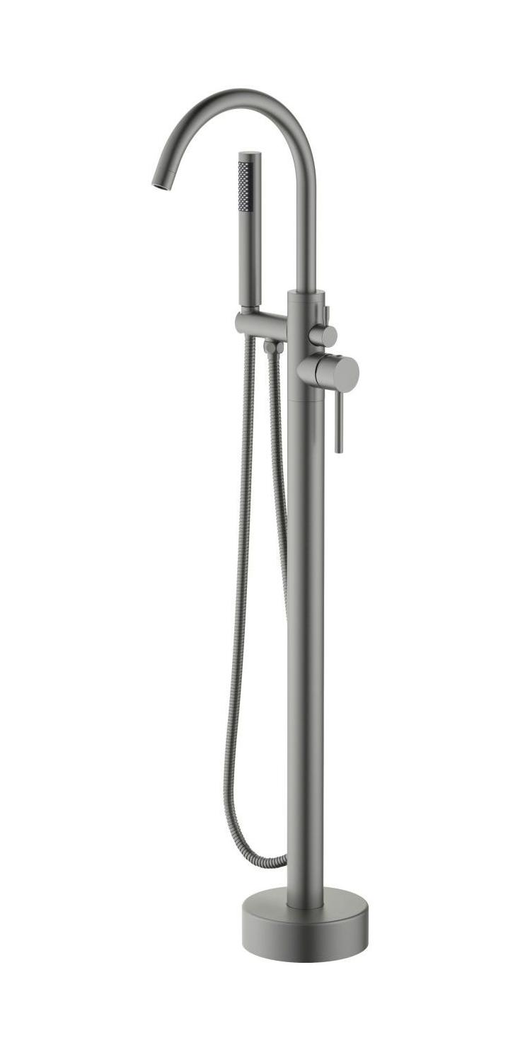 Напольный смеситель Aquatek Европа AQ1345BGM оружейная сталь