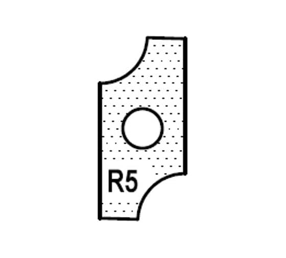 Нож T61208 внутренний радиус R5 для 1472516512 ROTIS 744.T61208