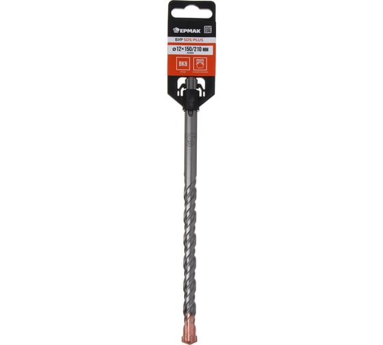Бур 4-х гранный Ермак SDS-plus 12x150/210 мм 654-174