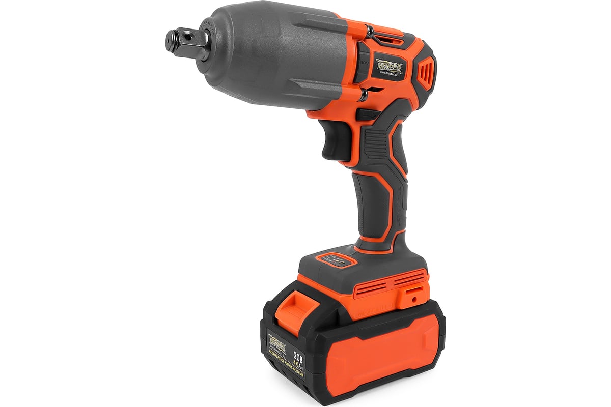 Аккумуляторный ударный гайковерт Messer DCW6 1000 Нм, М24, 20 В, 4 Ач 05-41-064