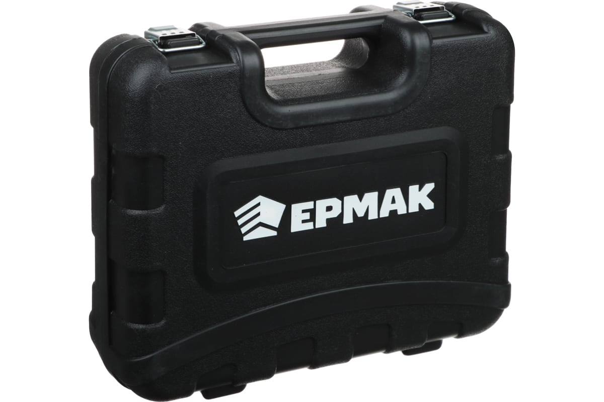 Дрель-шуруповерт Ермак Профи 12В + набор инструментов 57 предметов 691-031
