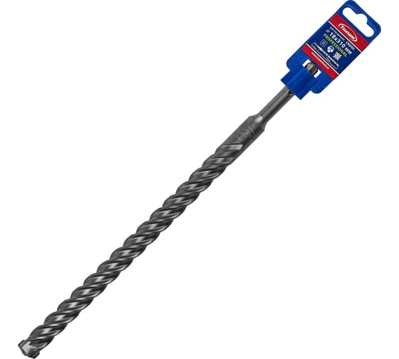 Бур по бетону Tsunami PROFESSIONAL Cross 18х310/255 мм, SDS-plus T10610300018310