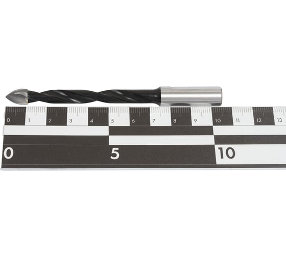 Сверло присадочное усиленное сквозное (8x105 мм; S=10x27 мм; RH) ROTIS 422.08105R