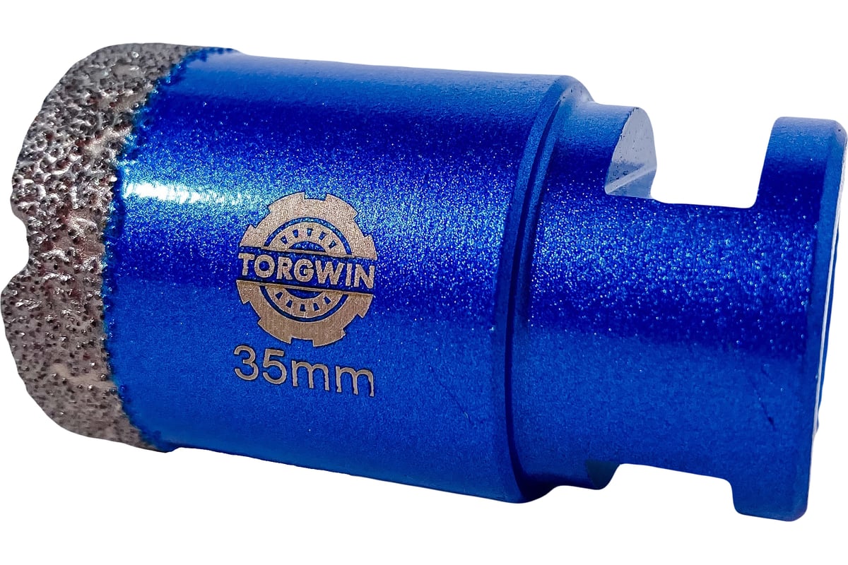 Коронка алмазная по керамограниту для УШМ 35 мм, М14, сухой рез TORGWIN T465353