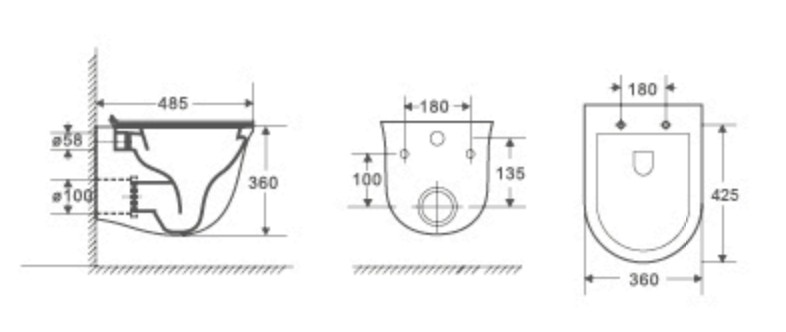 Комплект Weltwasser 10000011133 унитаз Telbach 004 GL-WT + инсталляция Marberg 507 + кнопка Mar 507 SE MT-BL